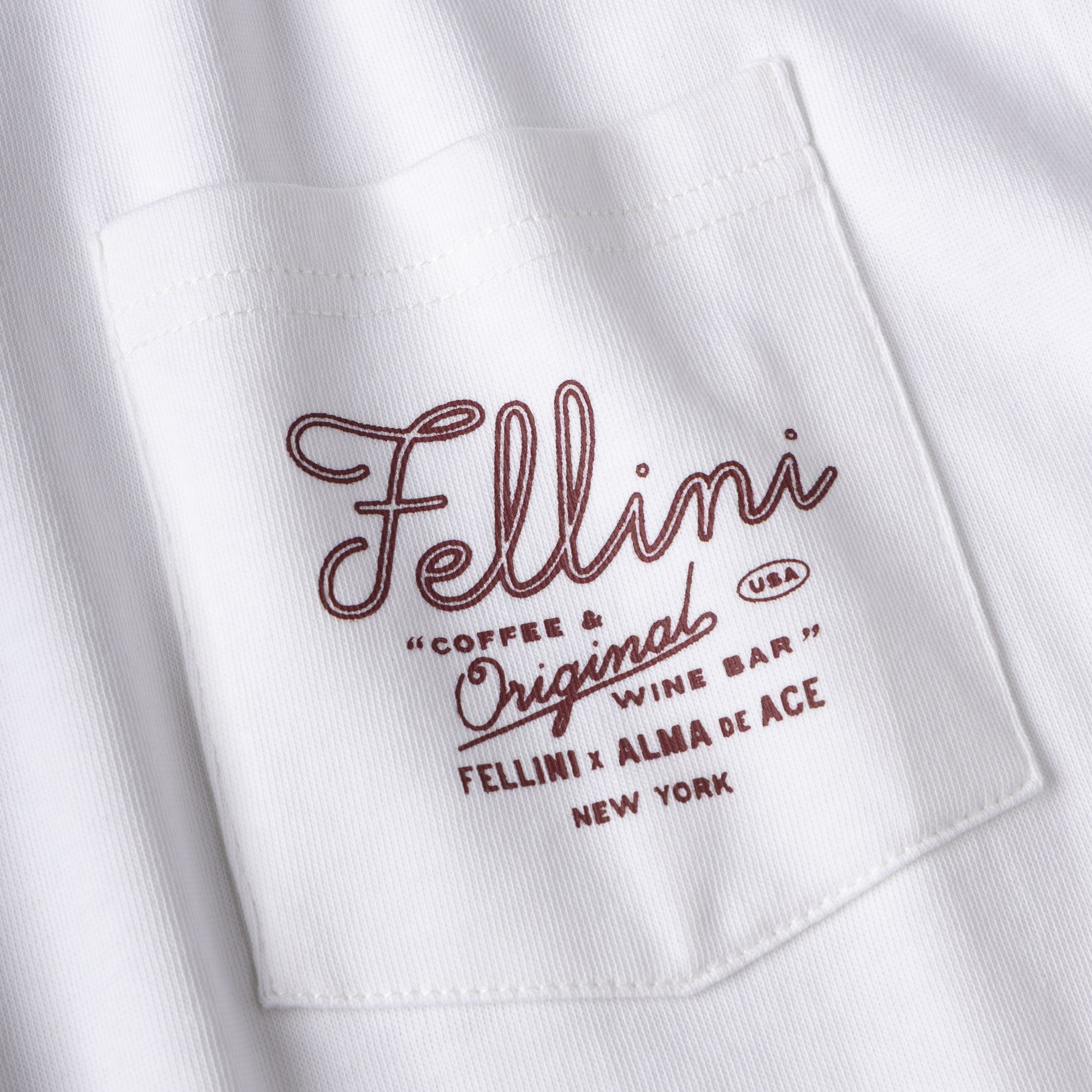 Fellini Pocket T-shirt | White