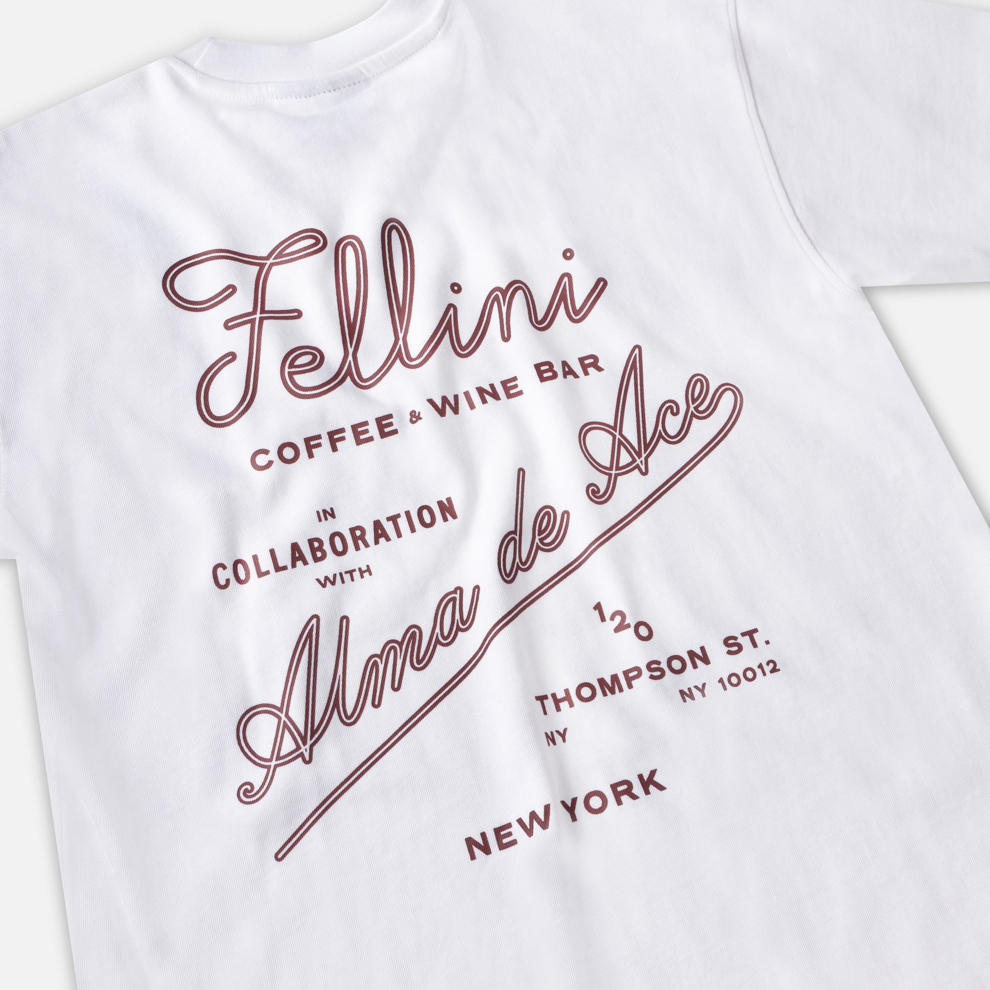 Fellini NY Back Graphic T-shirt | White