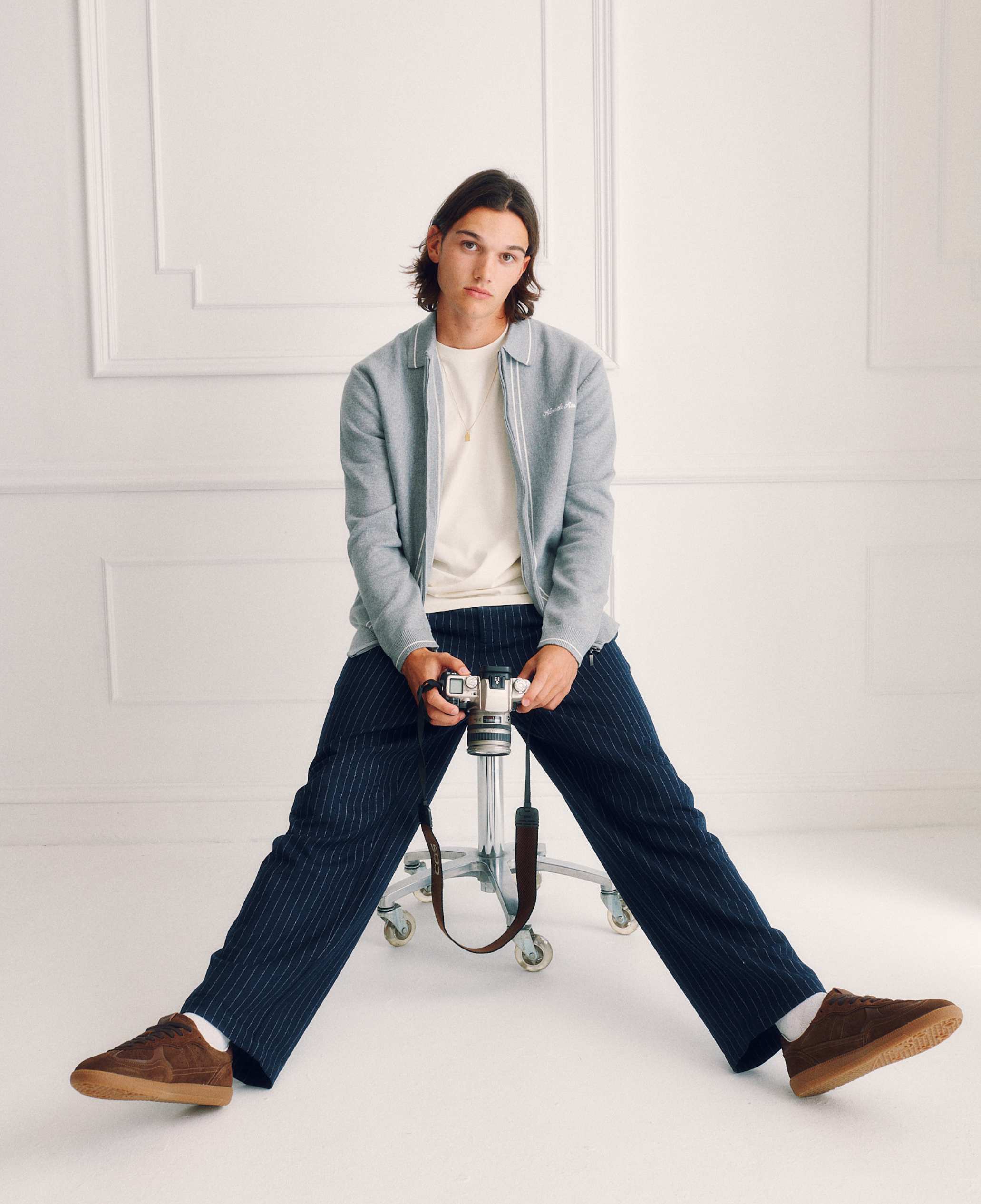 Zela Knitted Jacket | Grey