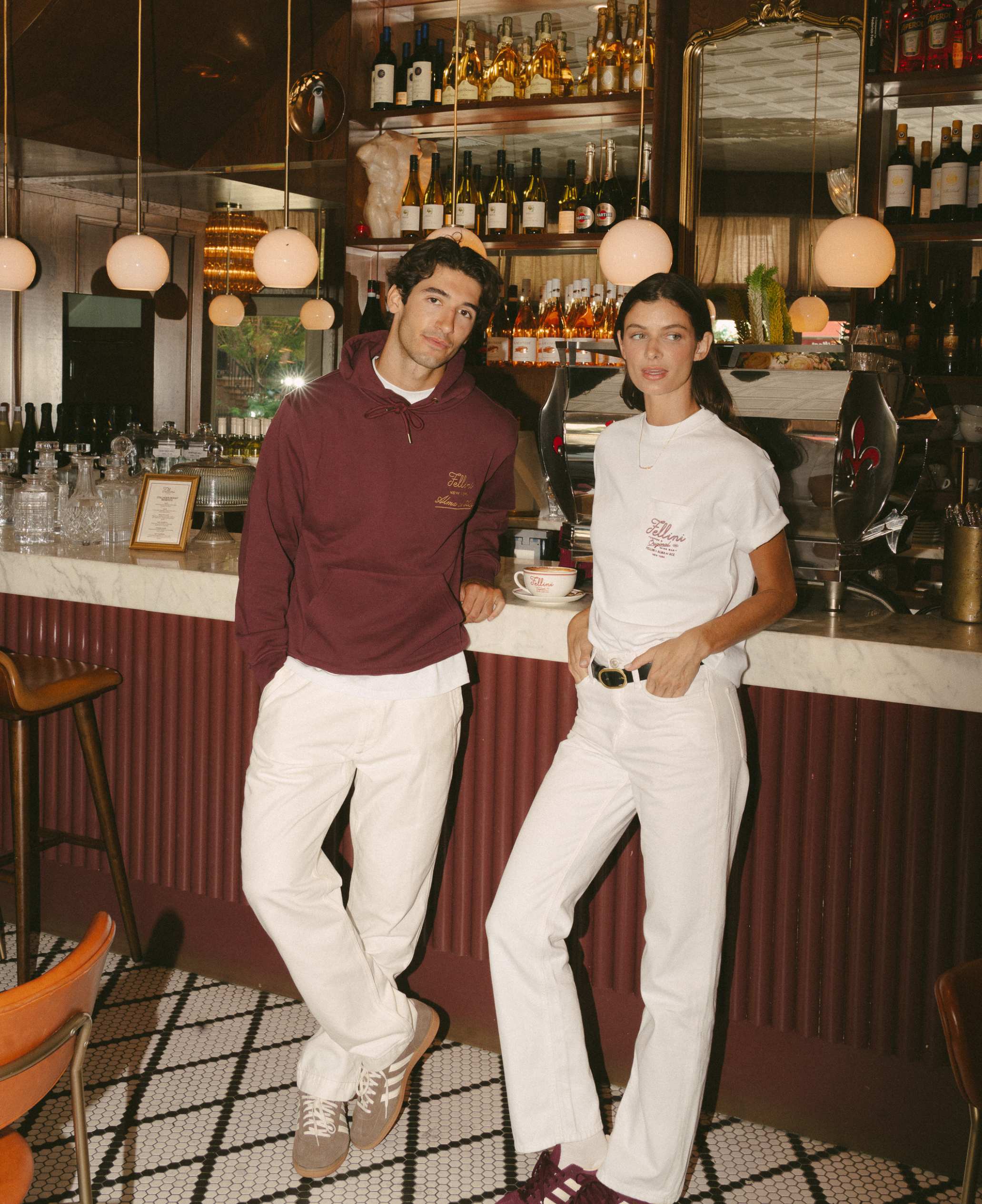 Fellini x Alma de Ace Hoodie | Burgundy