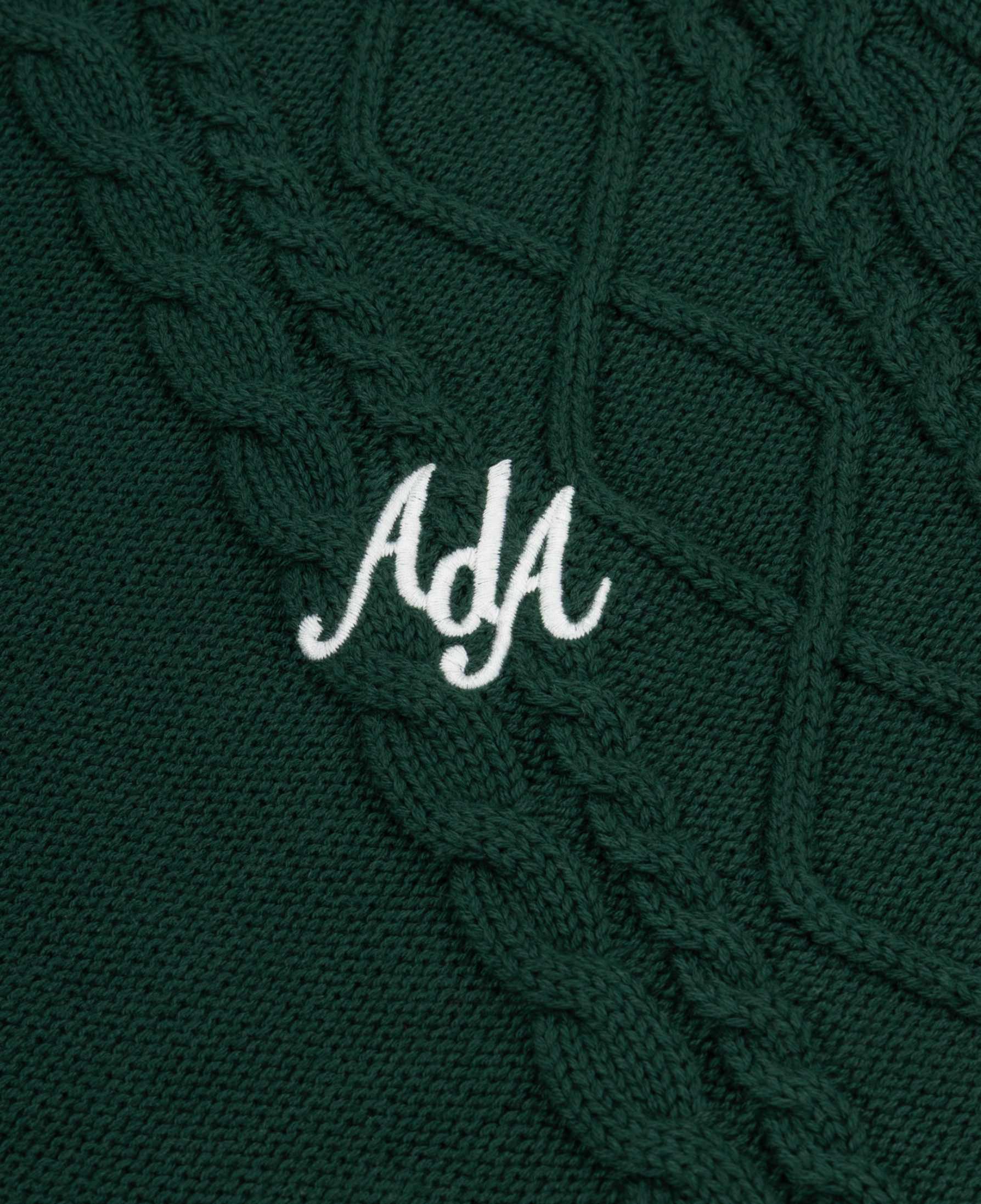 Sila Knitted Jacket | Forest Green