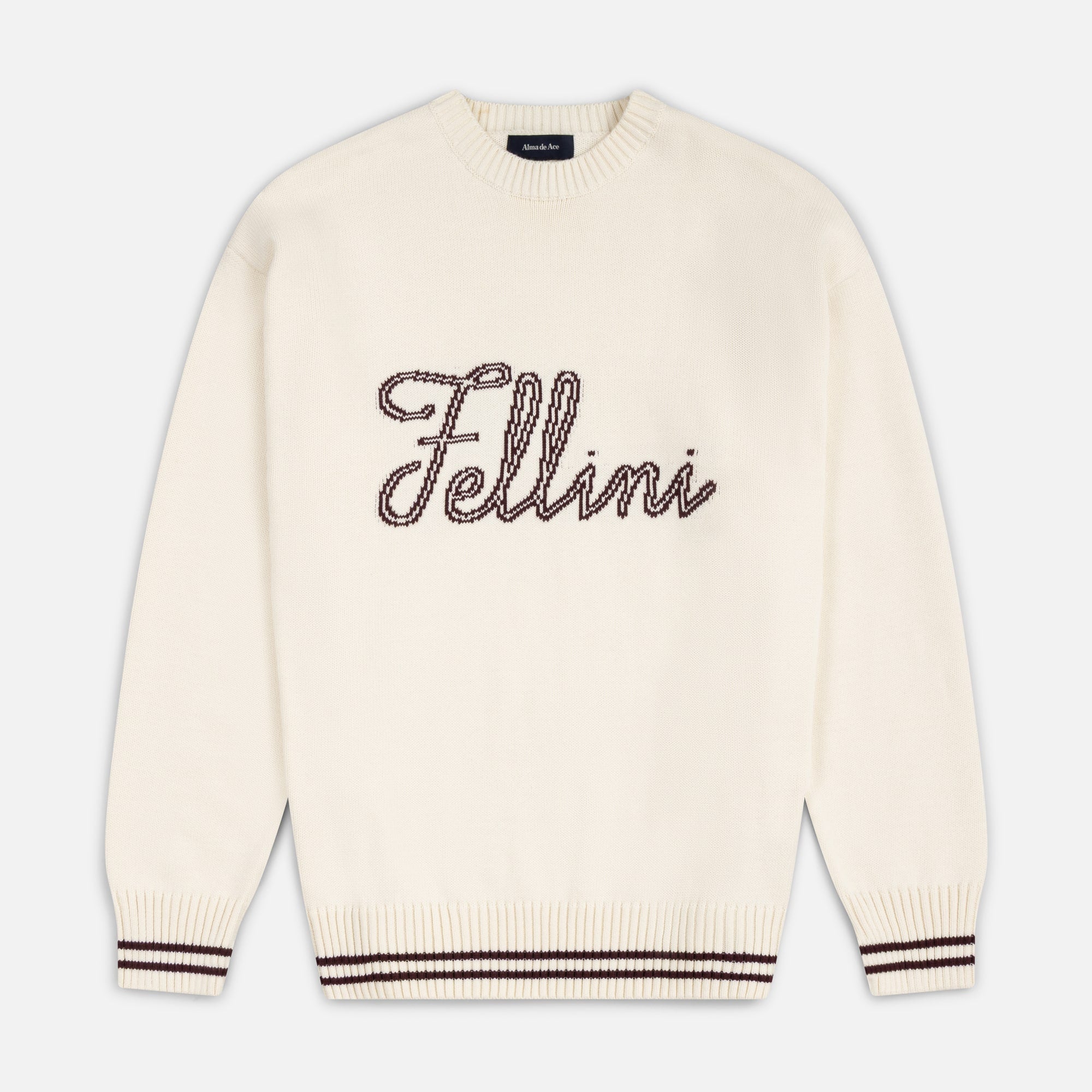 Fellini Knitted Crew | Cream