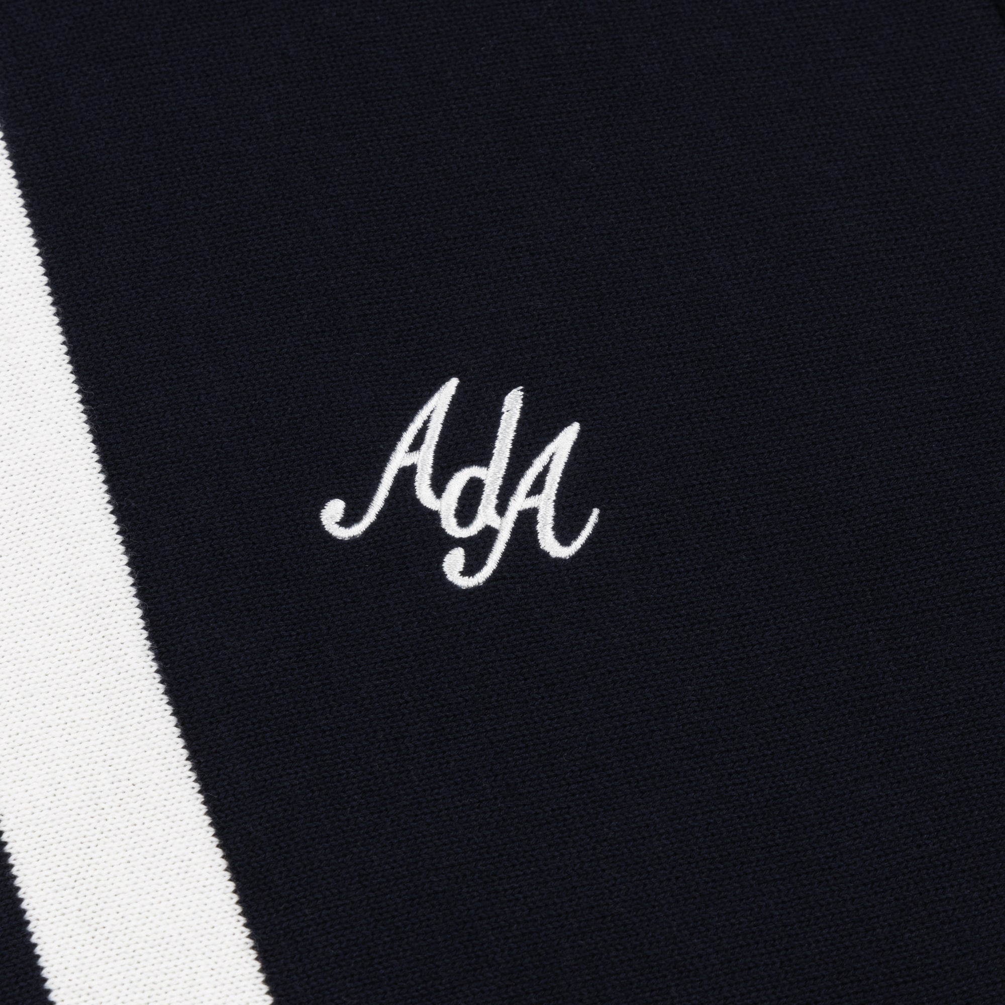 Pavo Knitted Long Sleeve Polo | Navy