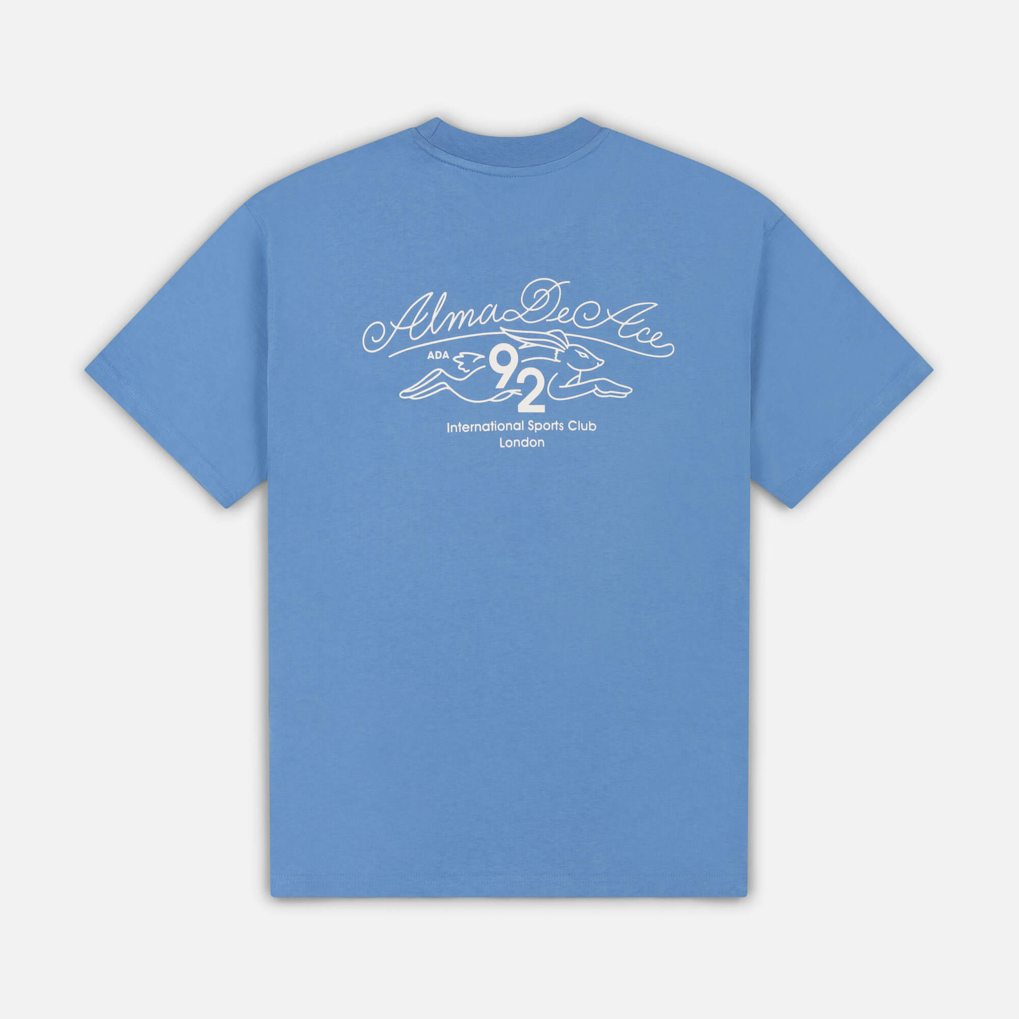 Hare Sports 92 T-shirt | Light Washed Blue