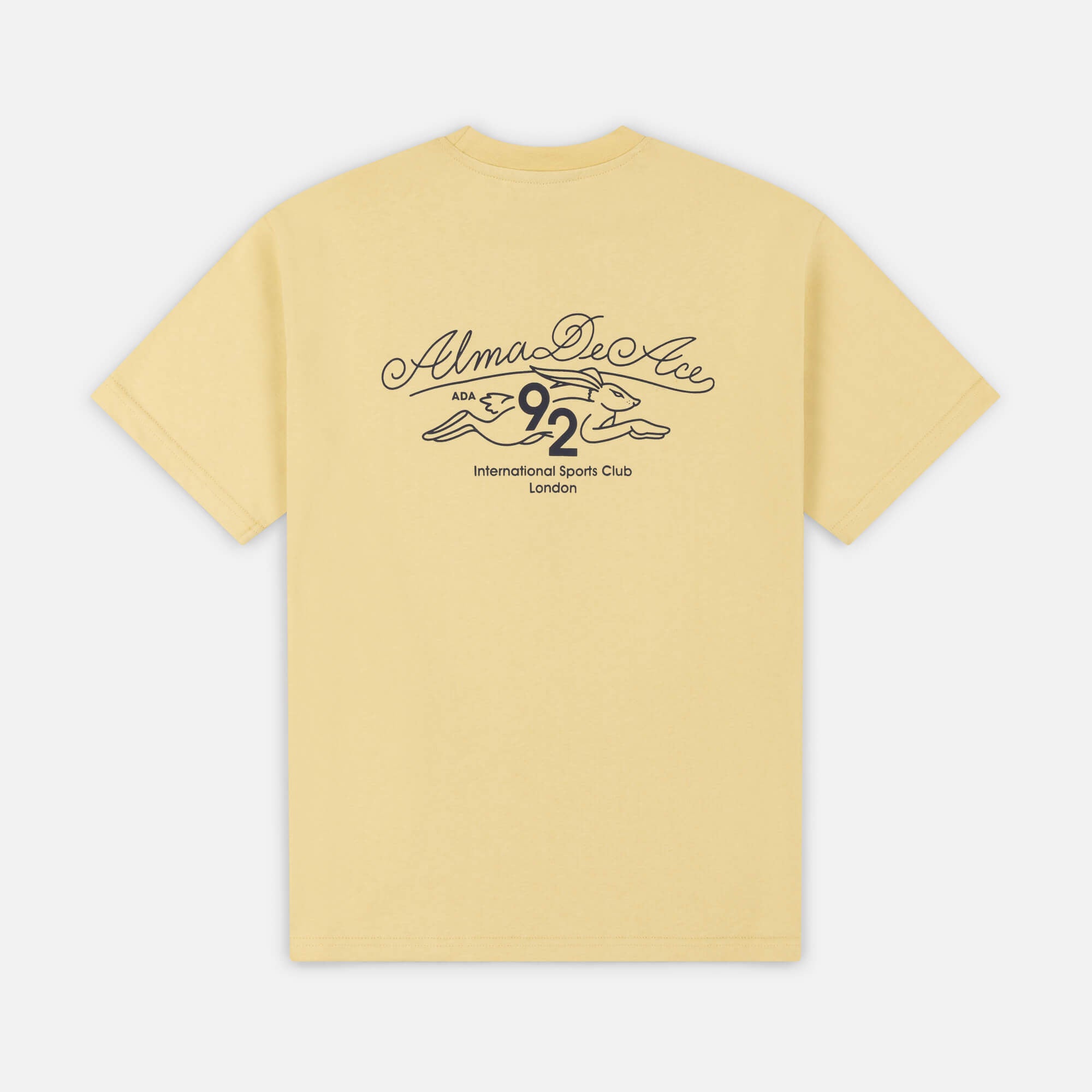 Hare Sports 92 T-shirt | Washed Yellow