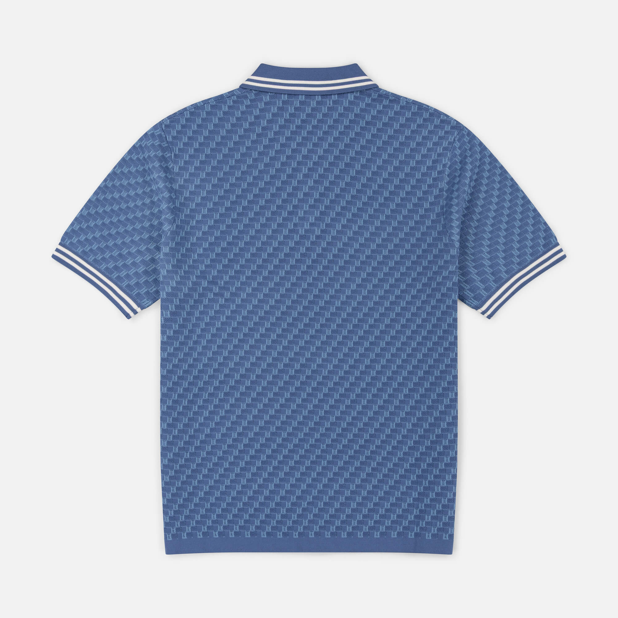 Rivea Knitted Polo Shirt | Blue