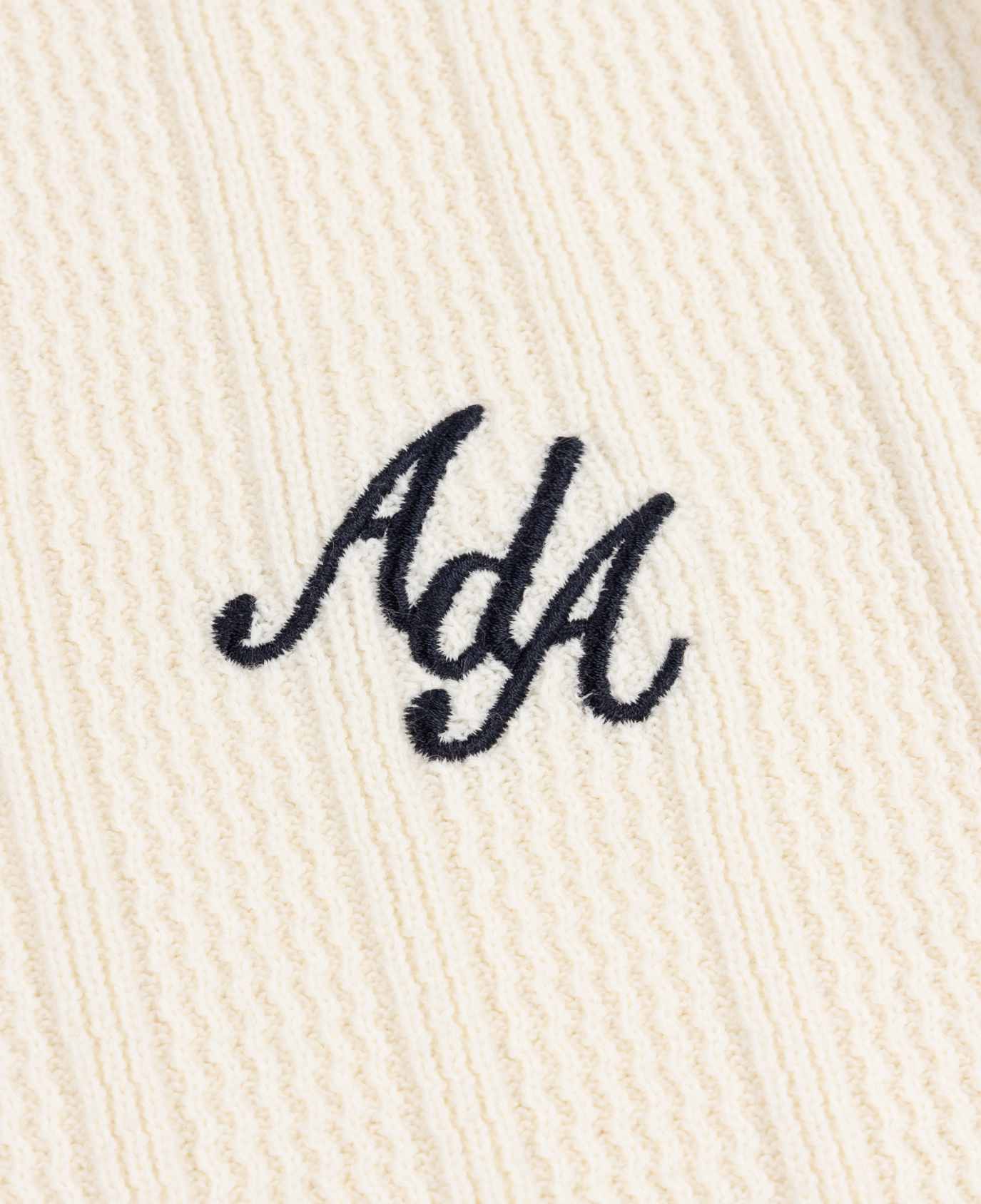 Pecra Knitted Polo | Cream