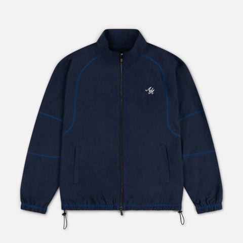 Contrast Stitch Track Jacket | Navy
