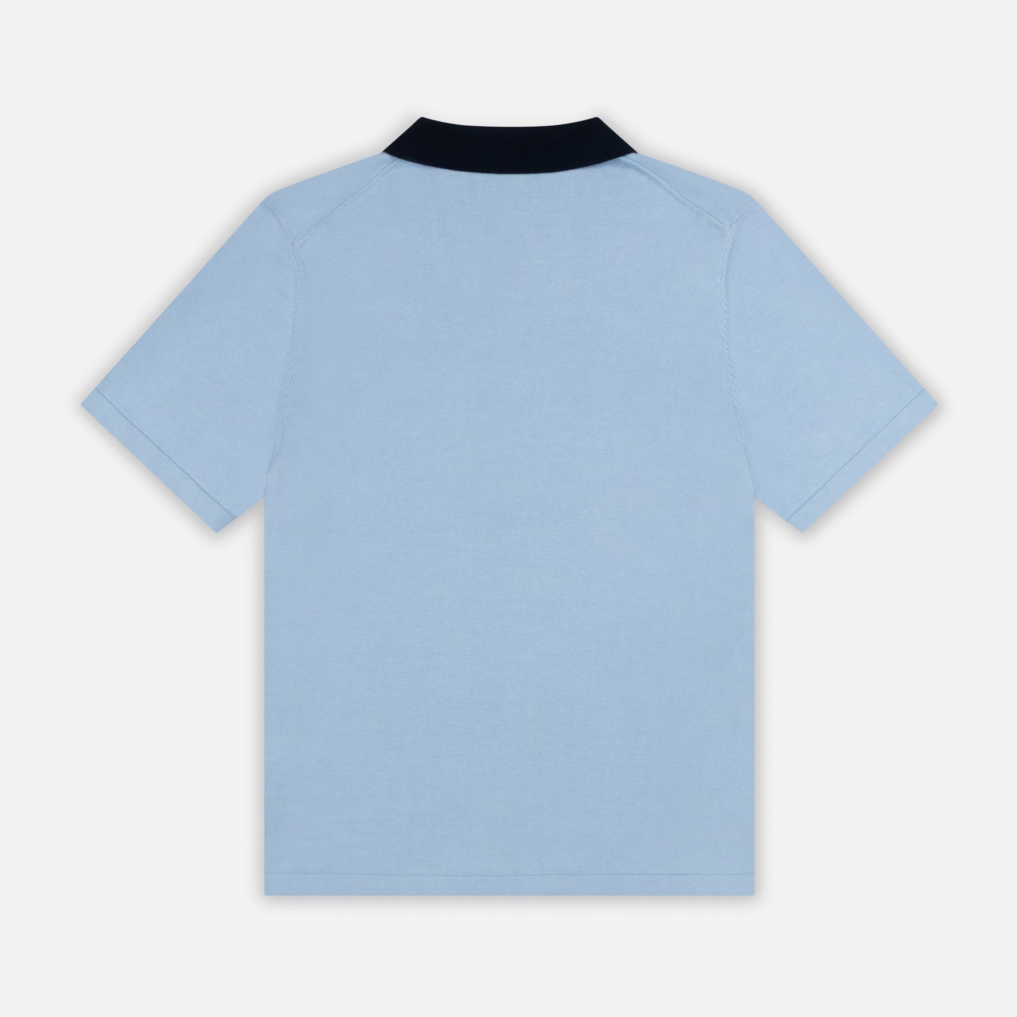 Notu Knitted Polo | Blue