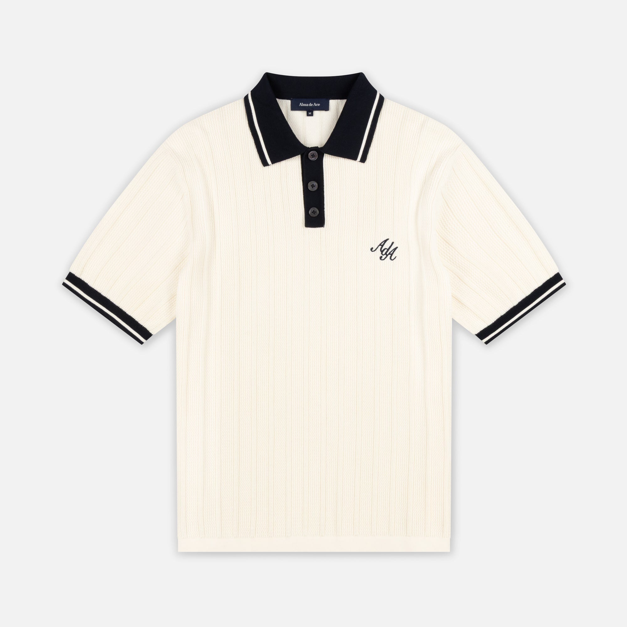 Pecra Knitted Polo | Cream