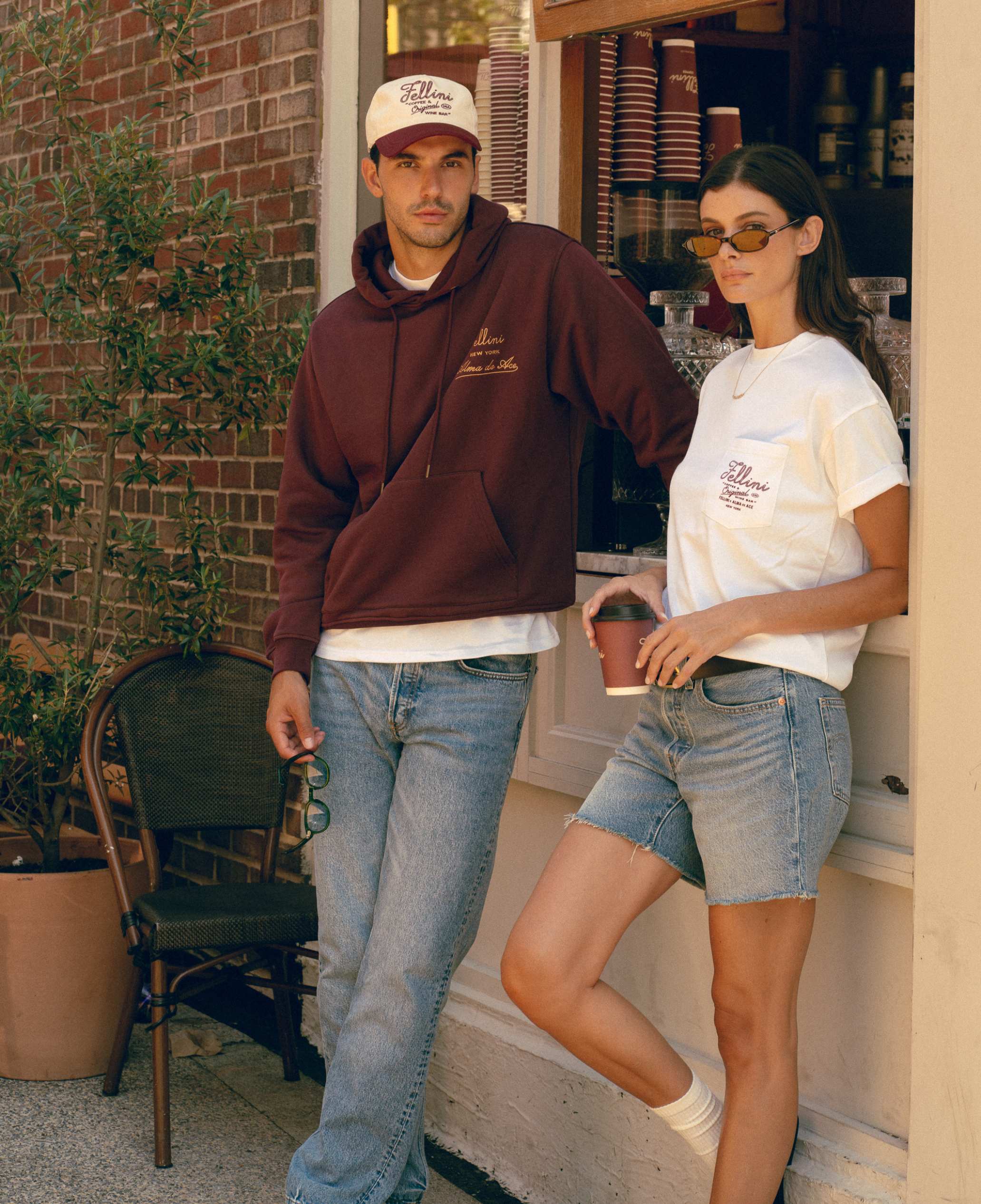 Fellini x Alma de Ace Hoodie | Burgundy