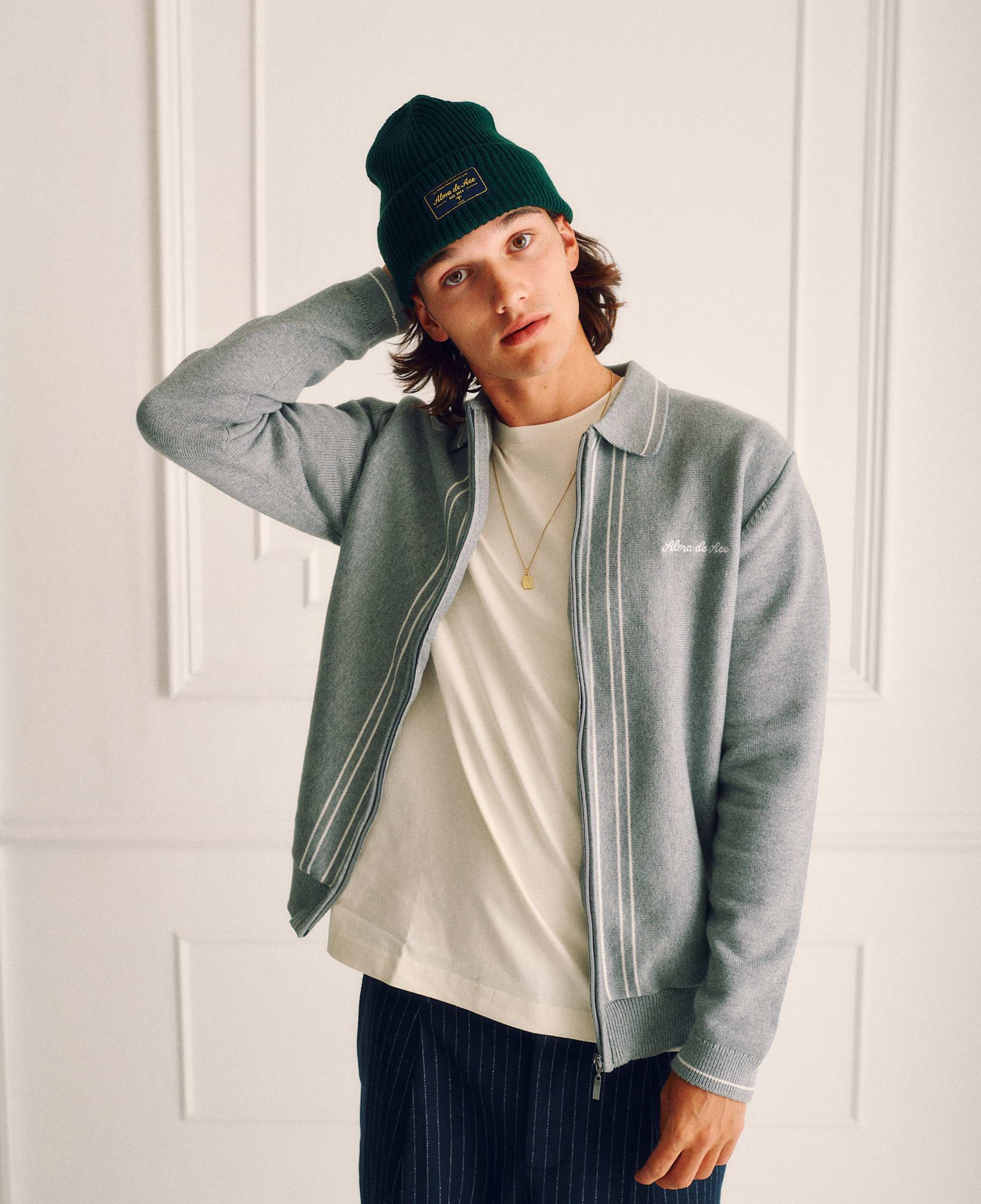 Zela Knitted Jacket | Grey