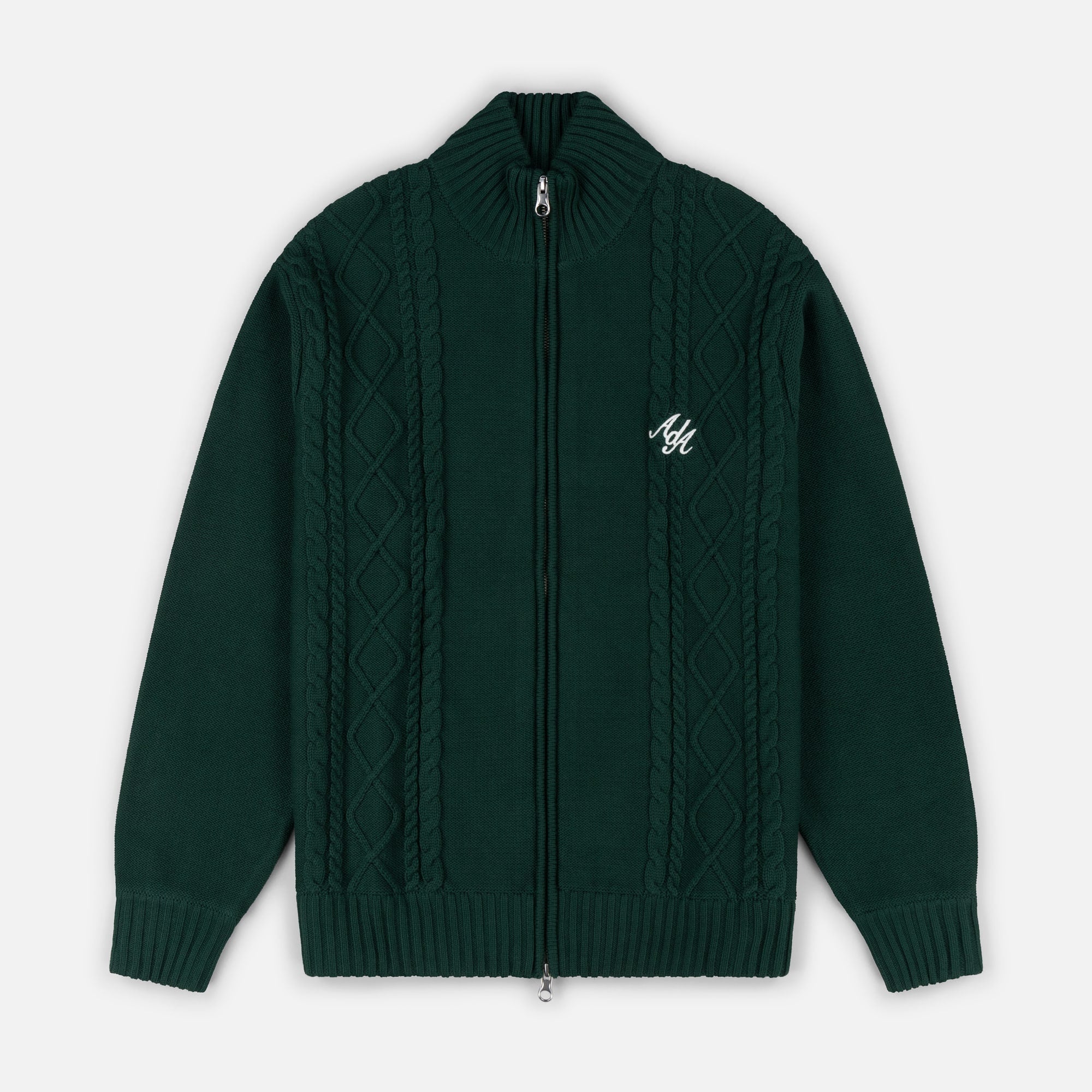 Sila Knitted Jacket | Forest Green