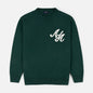 Forest Green AdA Knitted Crew