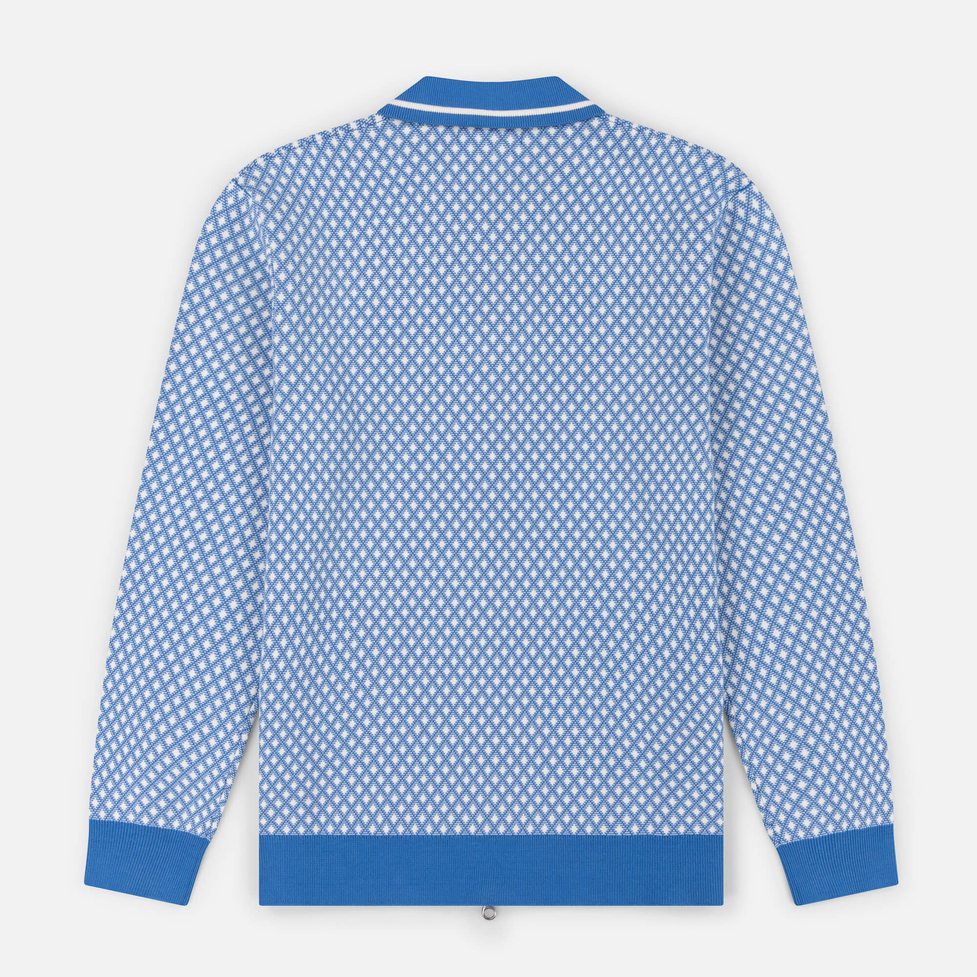 Nita Knitted 90s Jacket | Blue