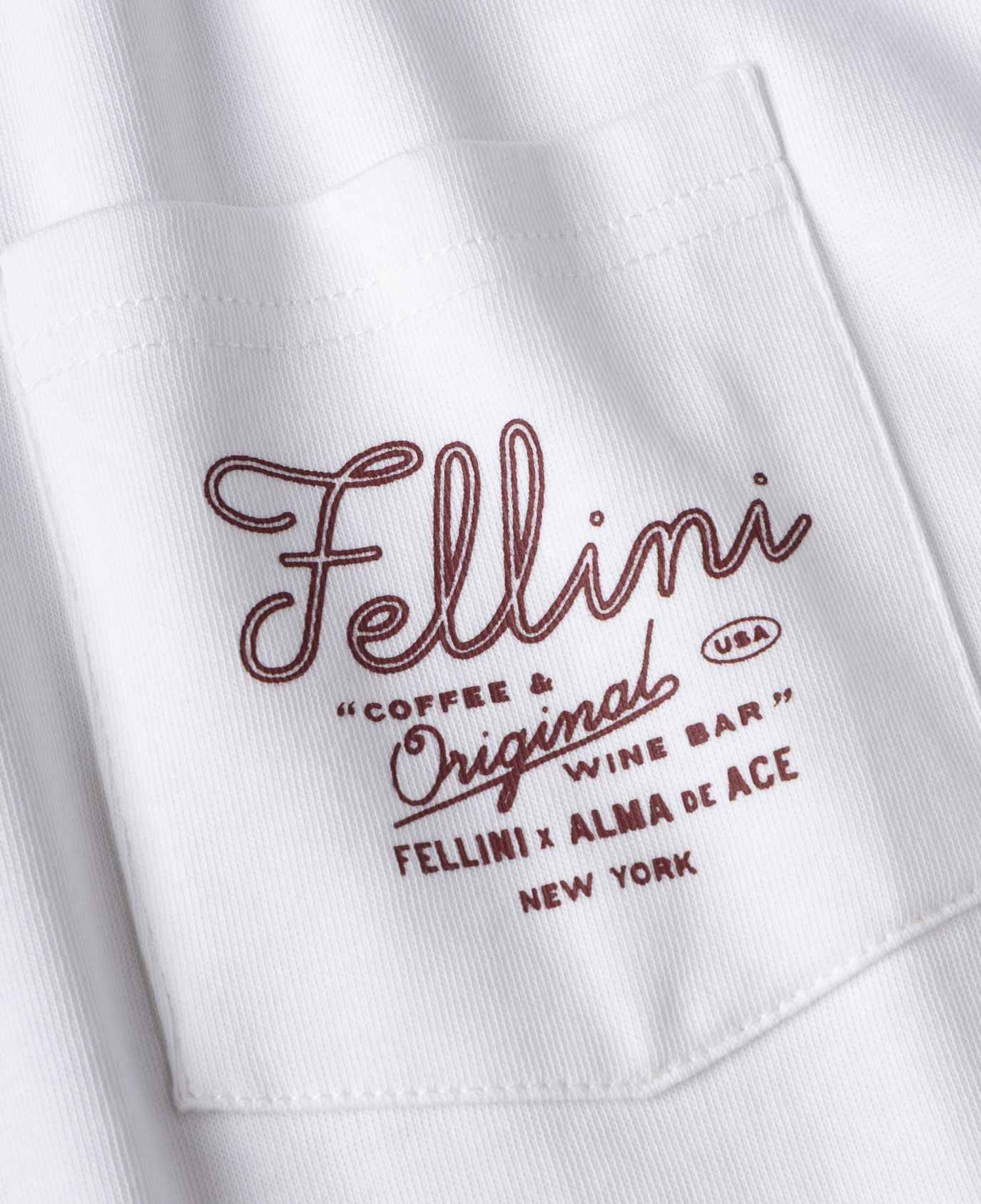 Fellini Pocket T-shirt | White