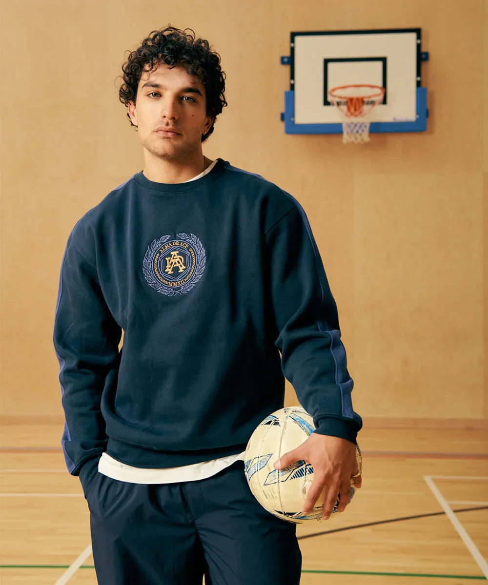 Navy Blue Canyon Crest Sweatshirt