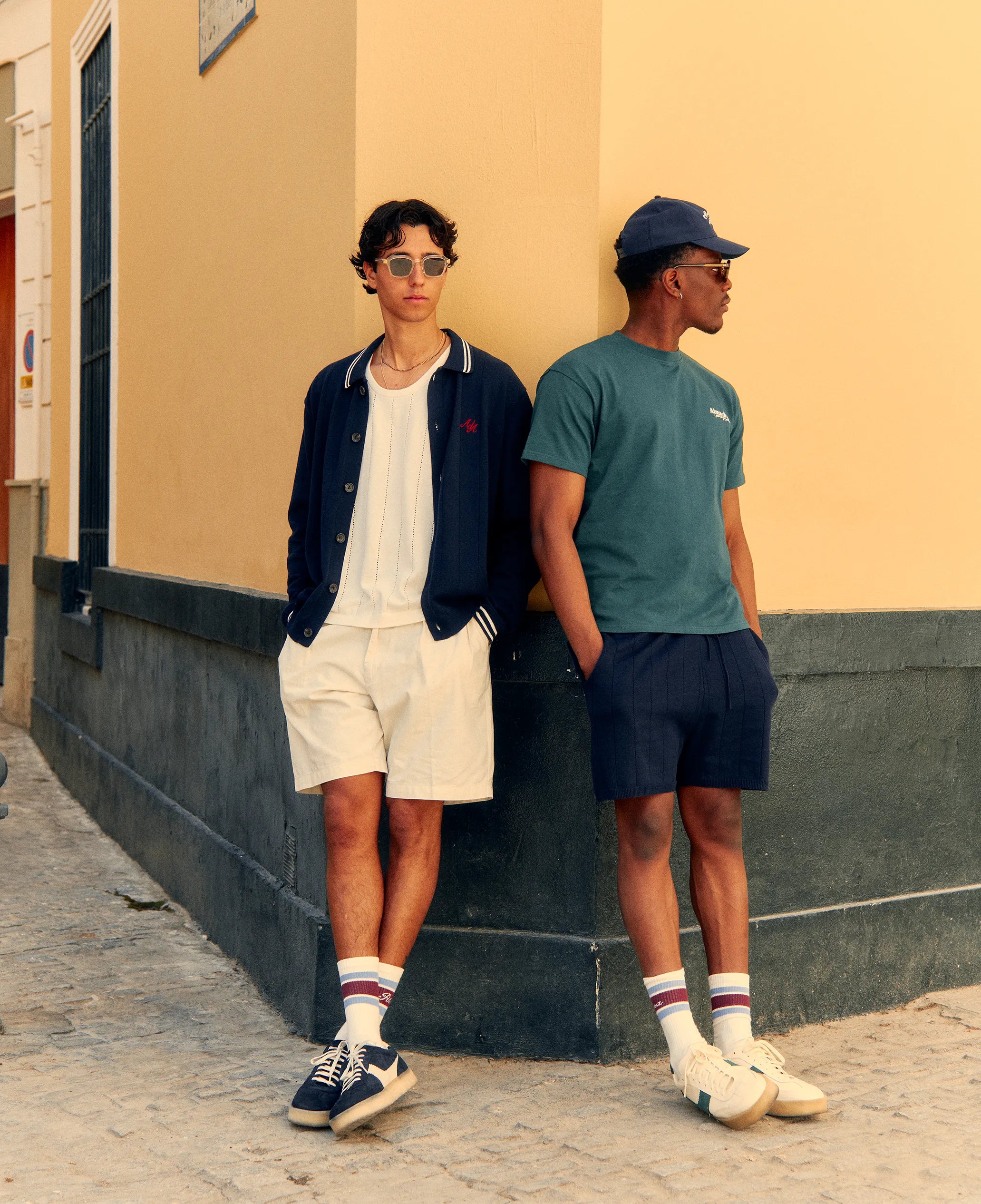 Pluto Jacquard Knitted Shirt | Navy Blue