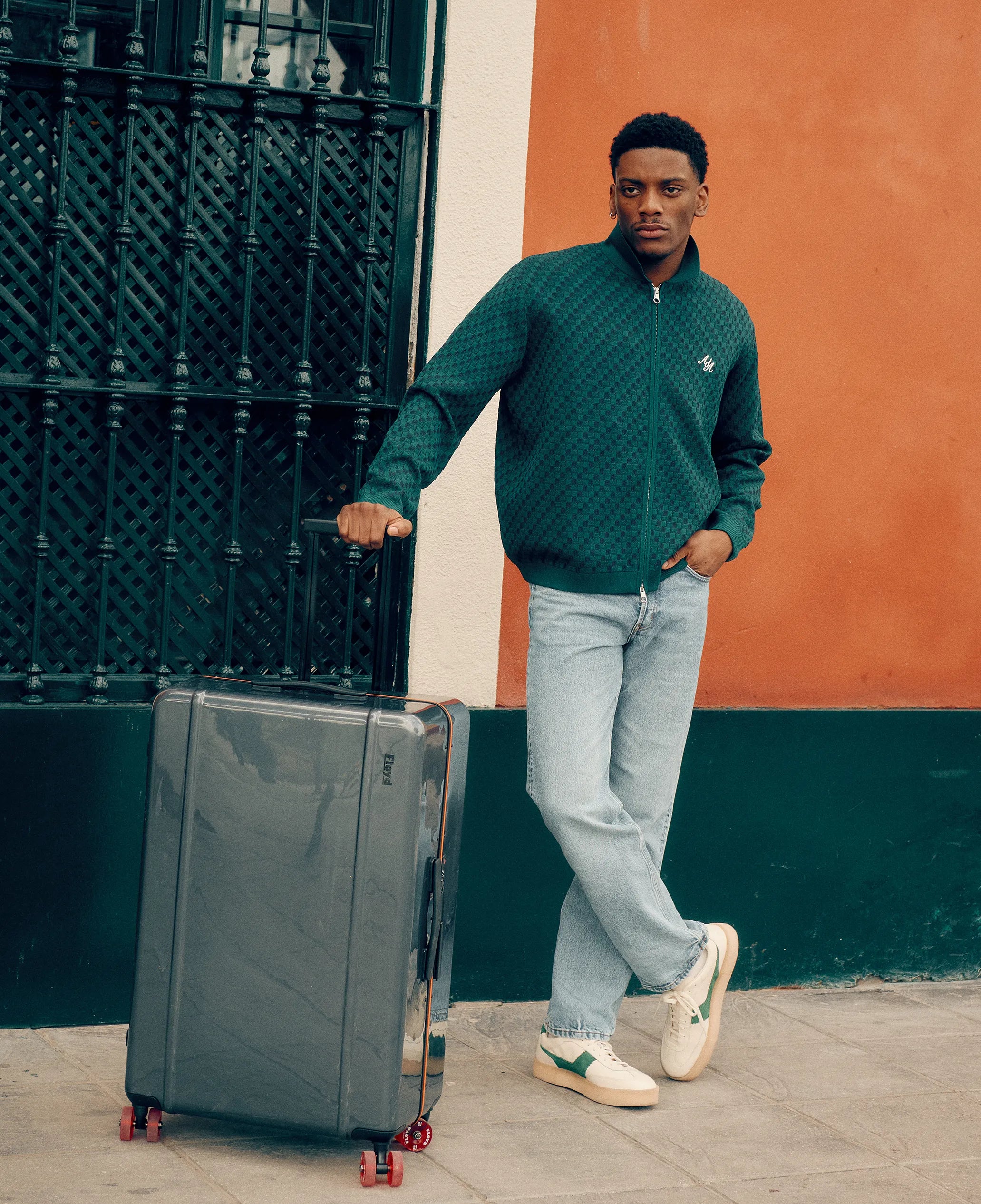 Rezio Knitted Jacket | Green