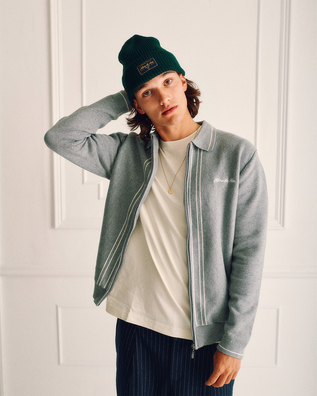 Zela Knitted Jacket | Grey