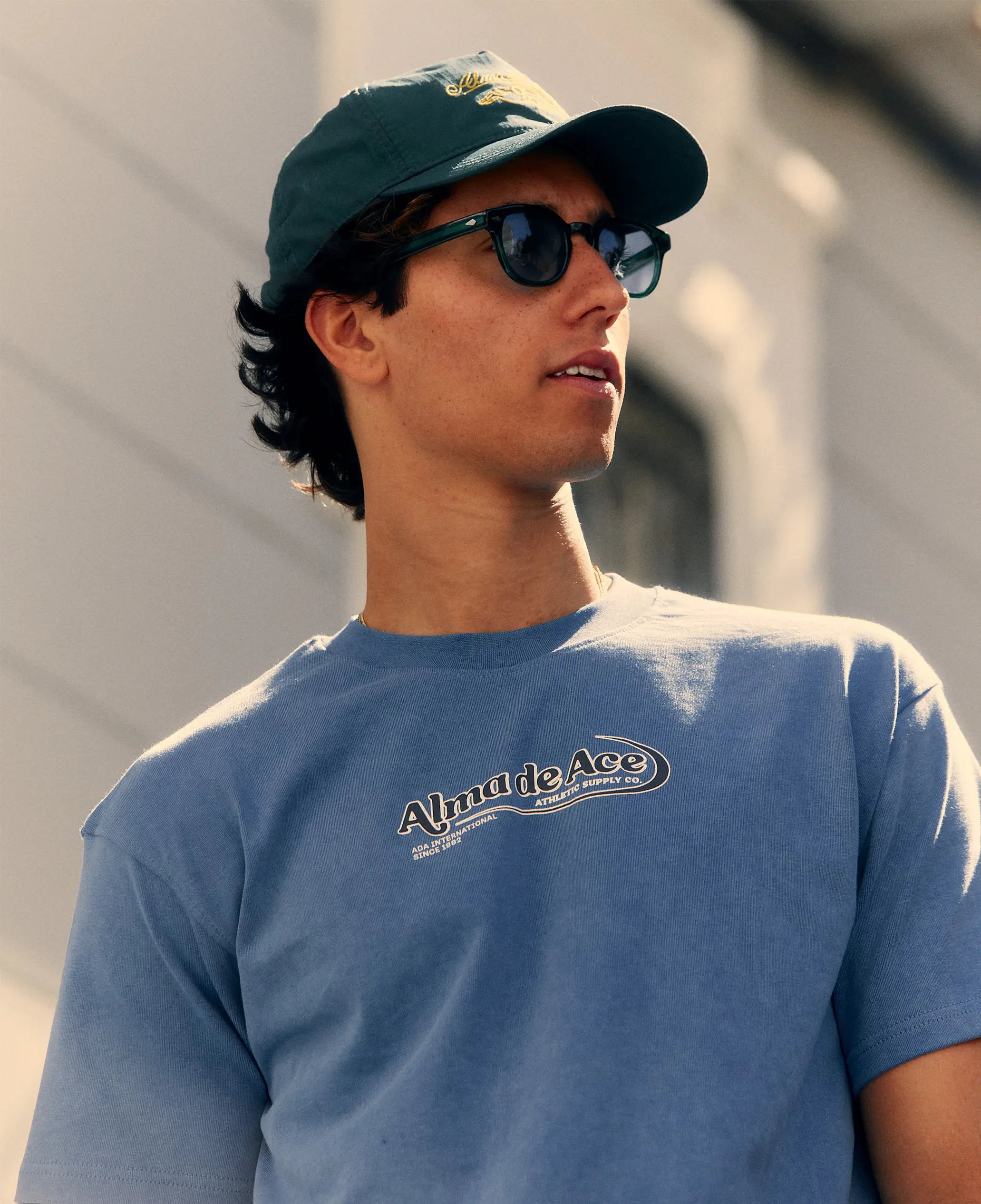 Athletic Supply T-shirt | Washed Blue