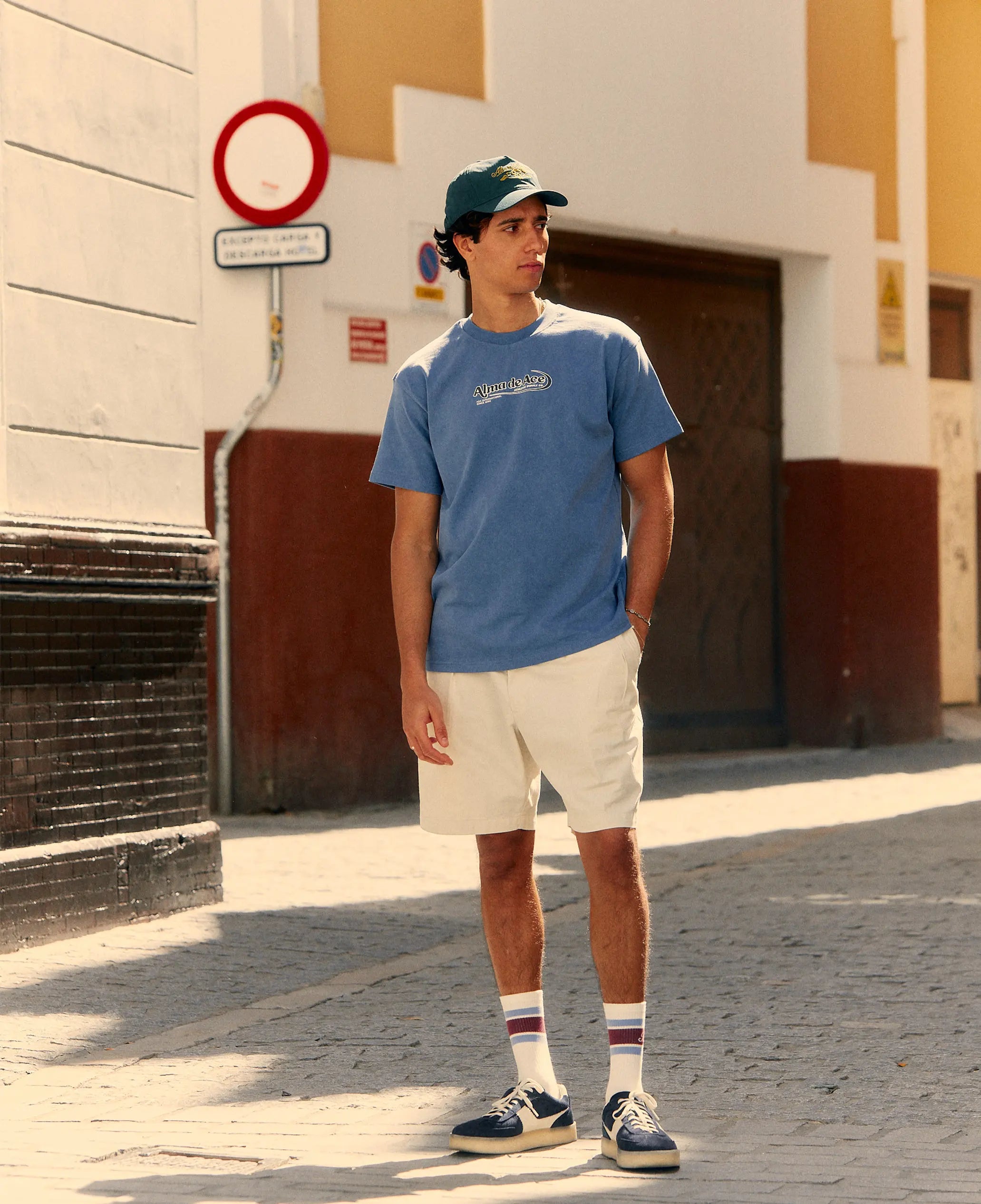 Athletic Supply T-shirt | Washed Blue