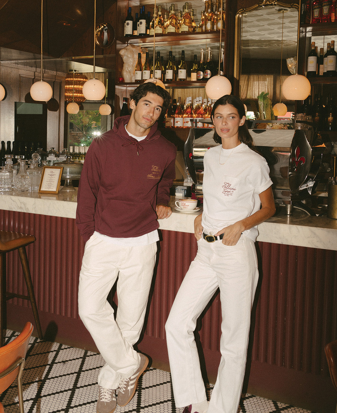 Fellini x Alma de Ace Hoodie | Burgundy