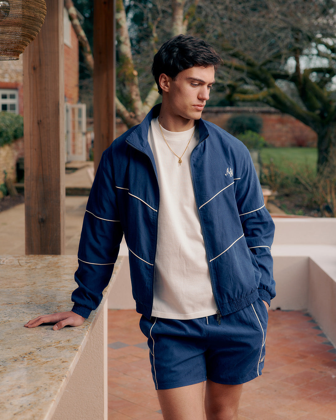 AdA Peyan Track Jacket | Navy Blue