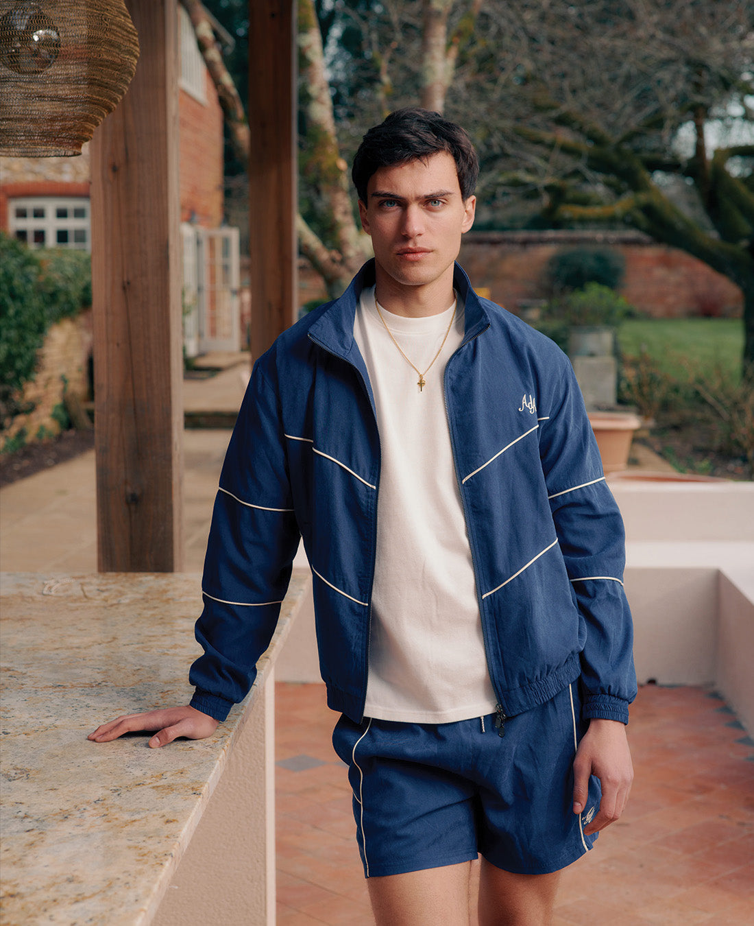 AdA Peyan Track Jacket | Navy Blue