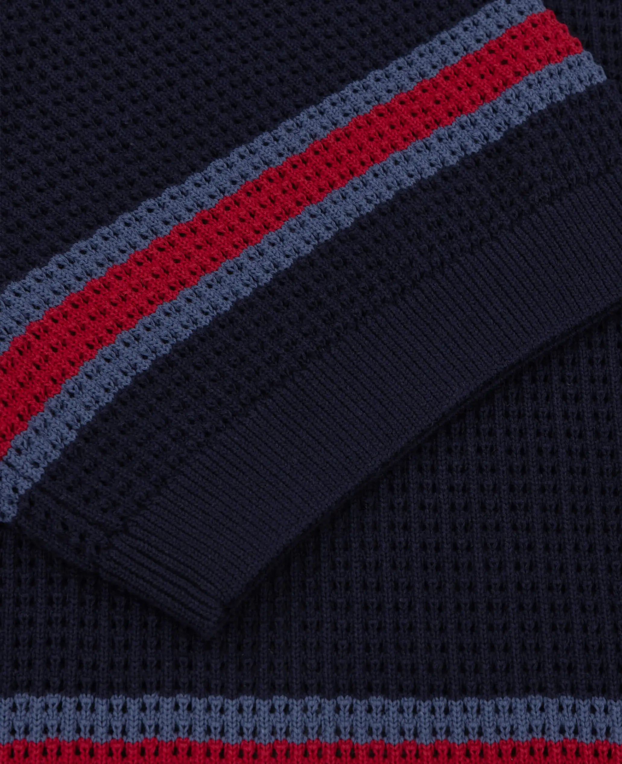 Venta Knitted Polo | Blue