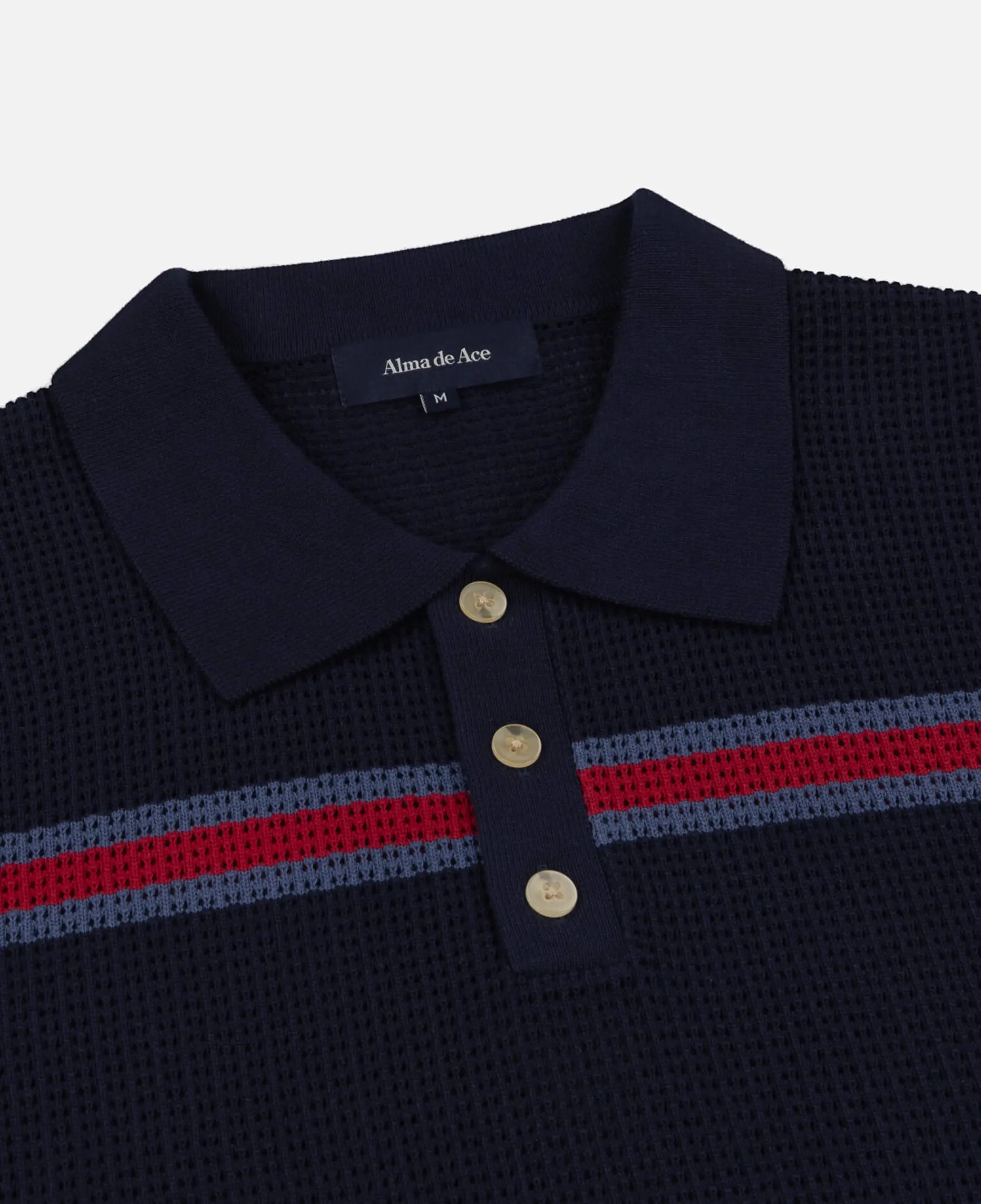 Venta Knitted Polo | Blue