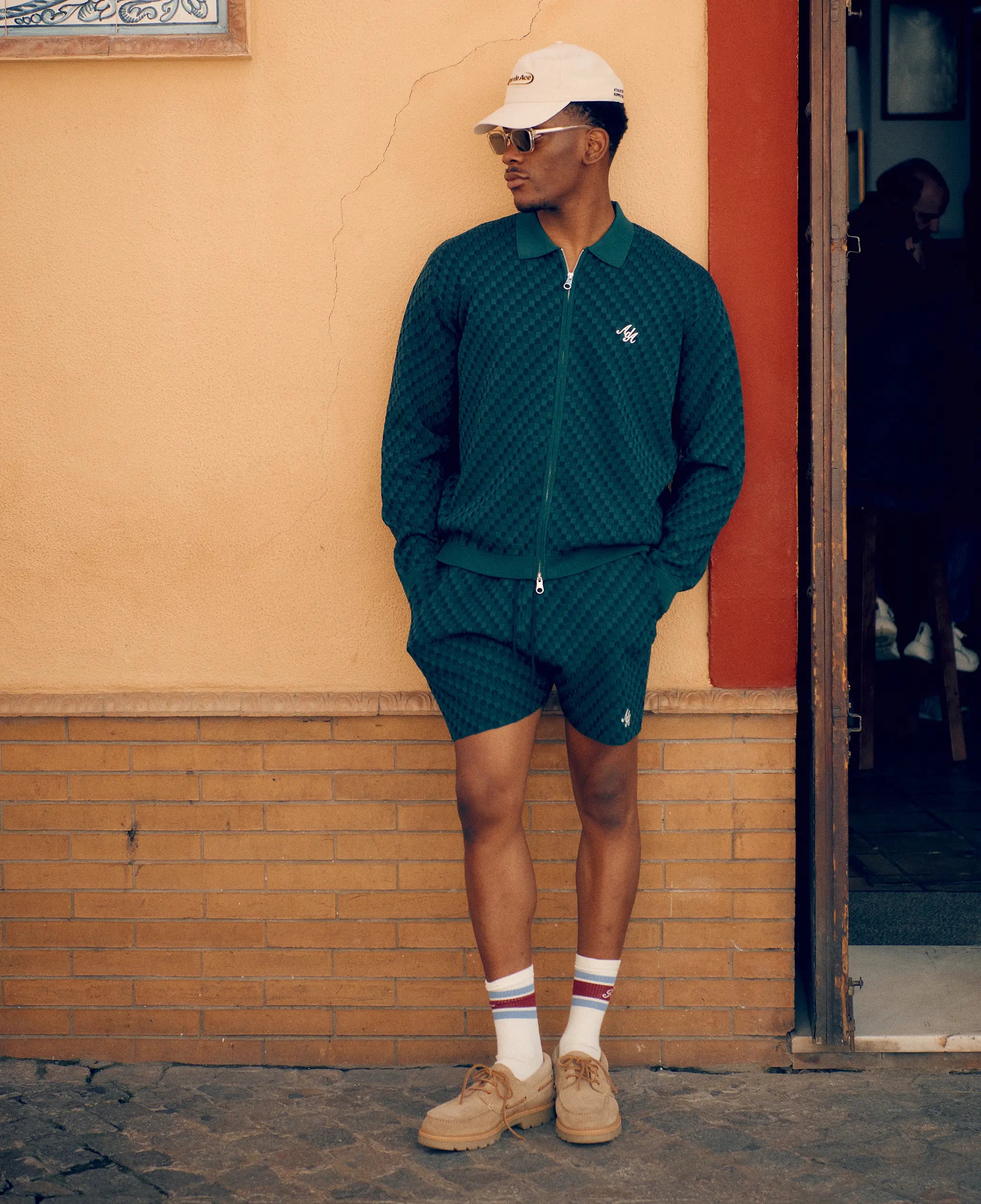 Rezio Knitted Shorts | Green