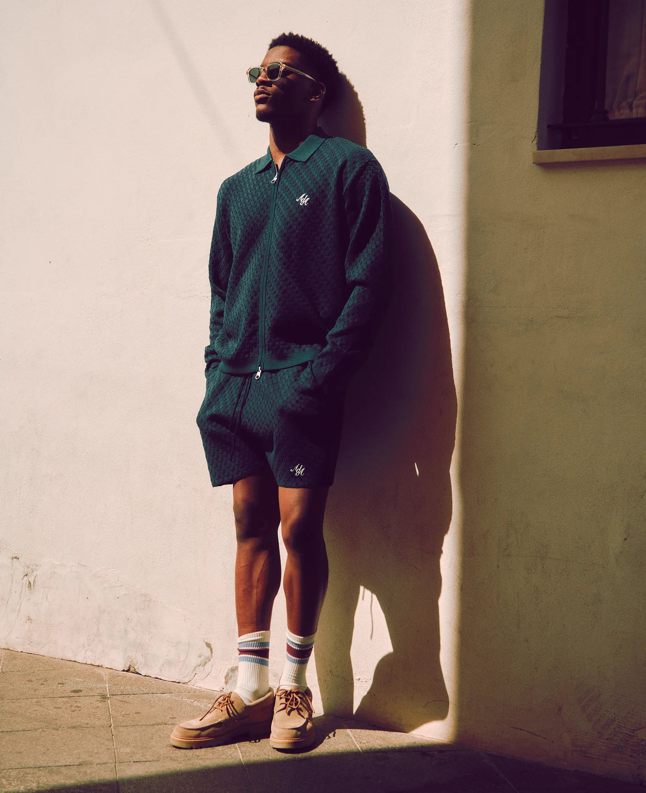 Rezio Knitted Shorts | Green