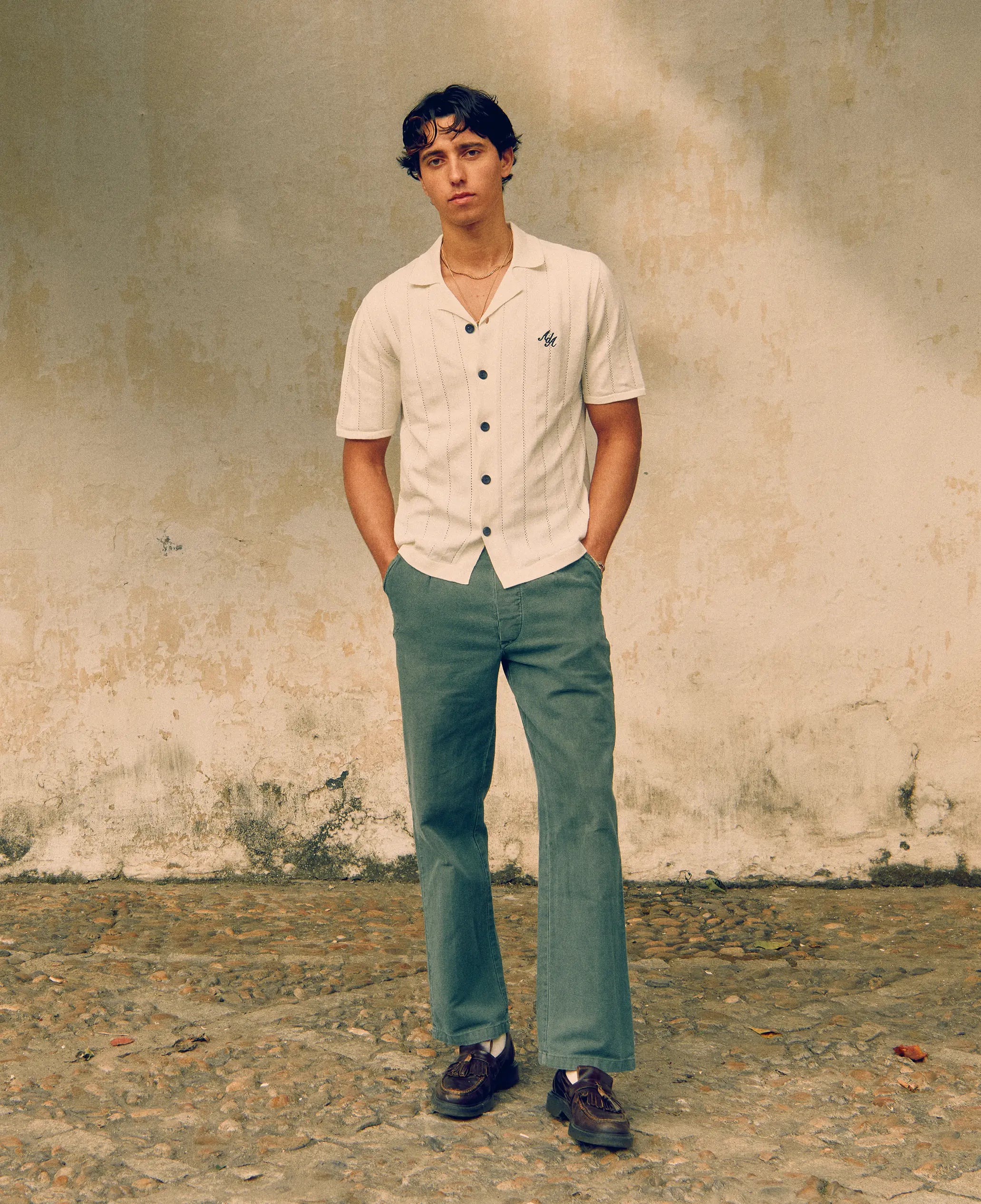 Tao Knitted Knitted Shirt | Cream