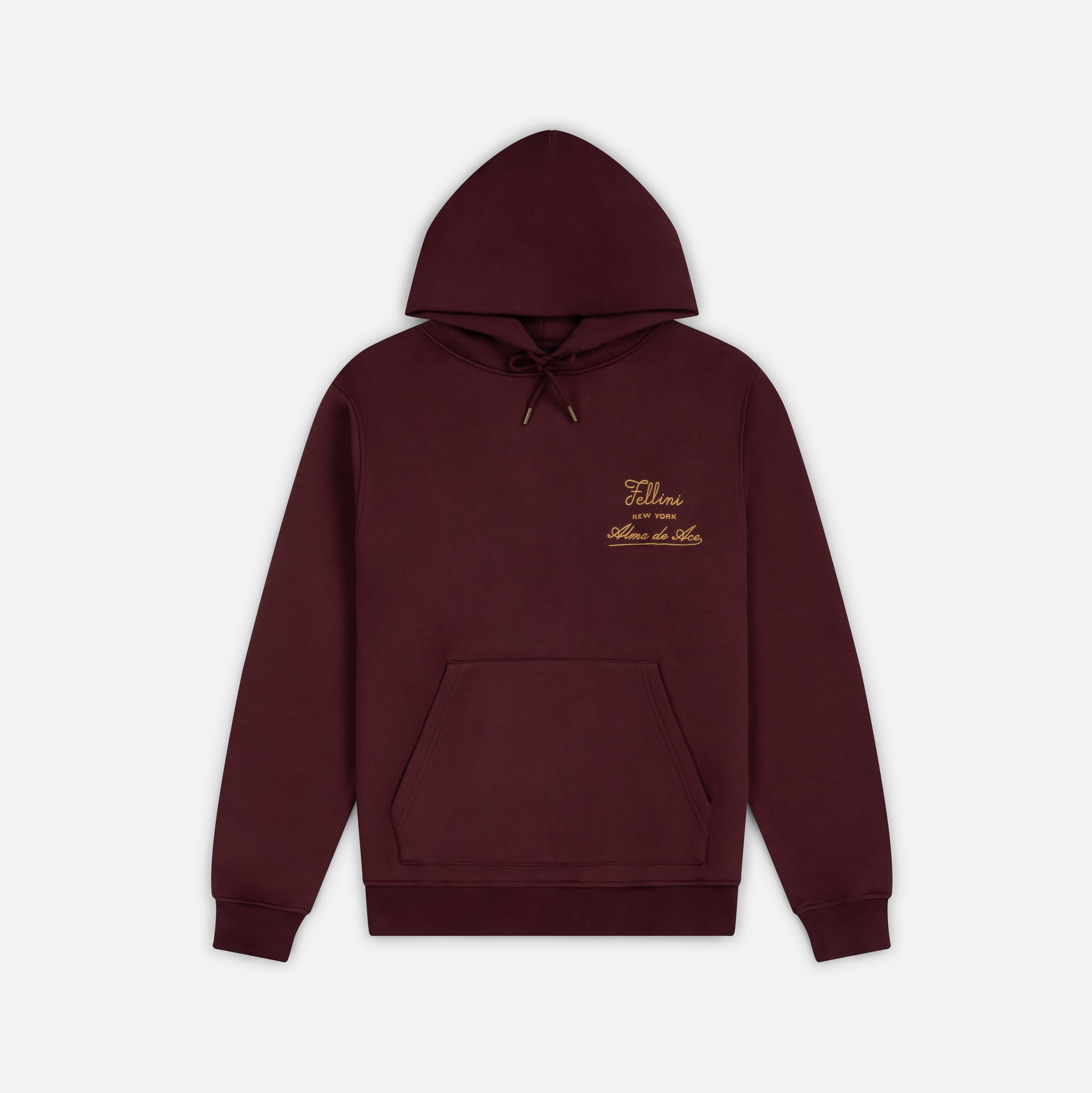 Fellini x Alma de Ace Hoodie | Burgundy