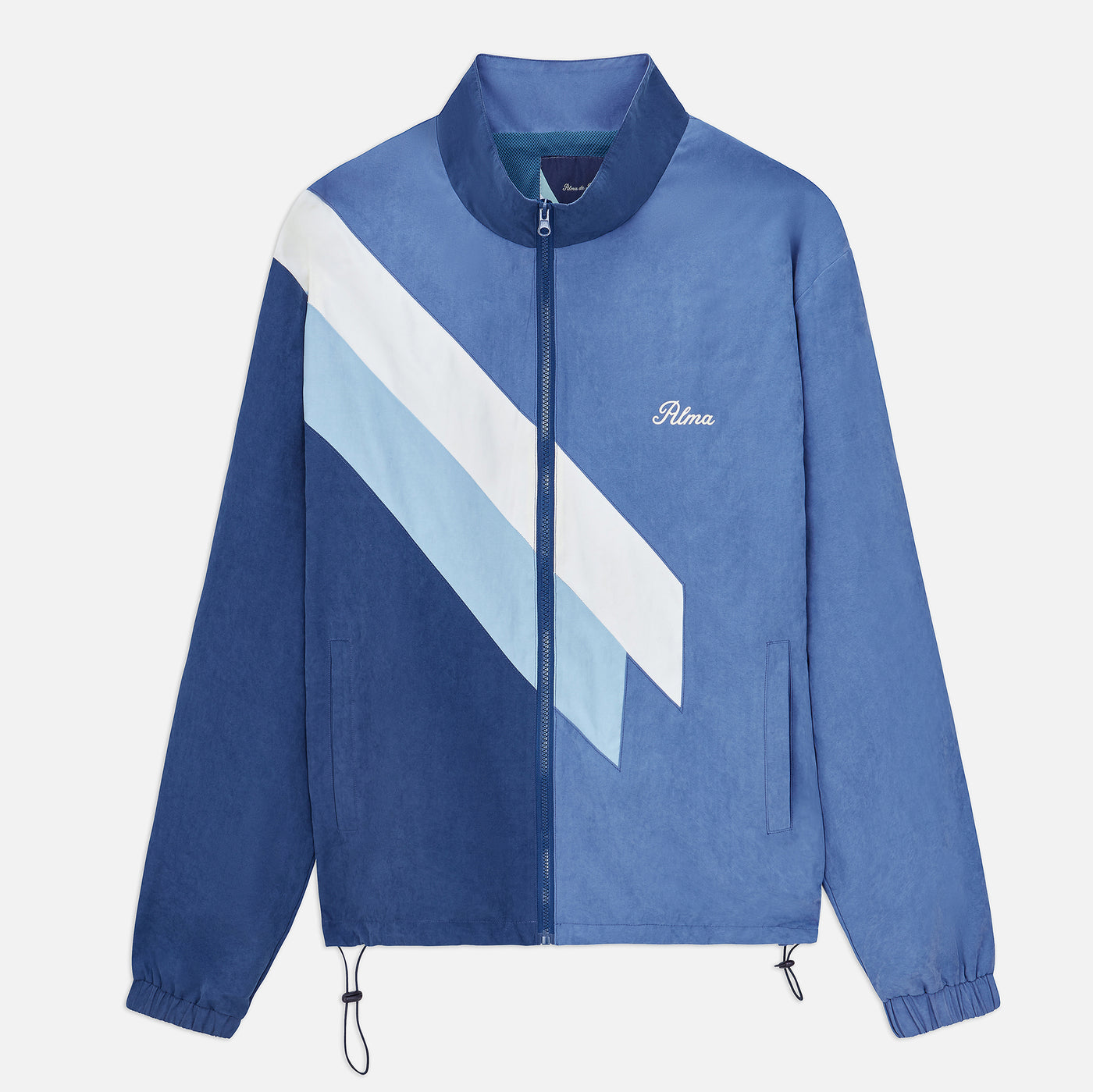 Blue Sabra Panel Track Jacket Alma De Ace