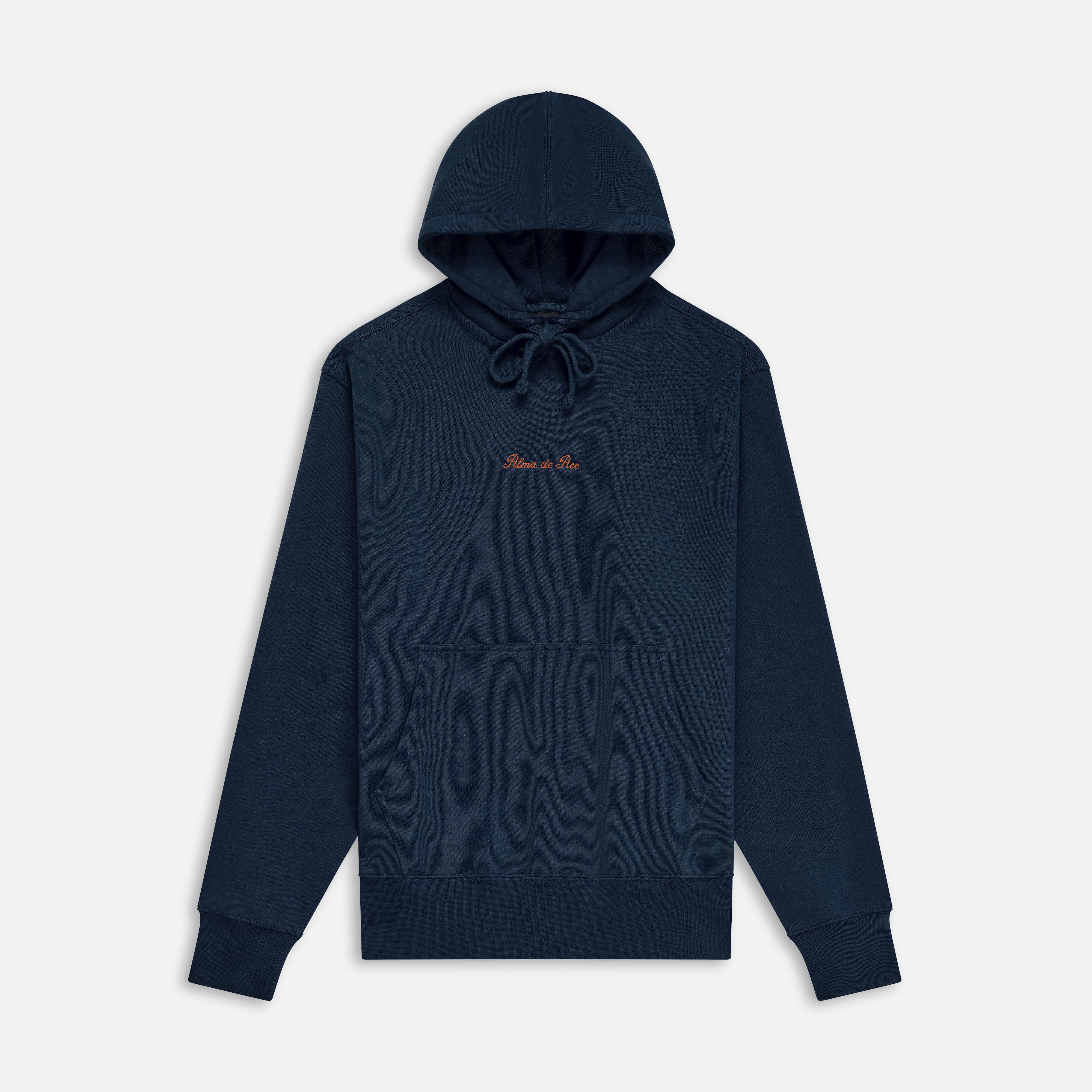 Midnight Blue Embroidered Hoodie